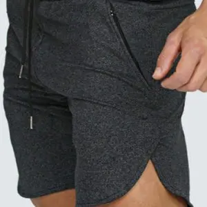 Dark grey men’s workout shorts