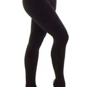 Plain Black Stirrup Leggings Wholesale