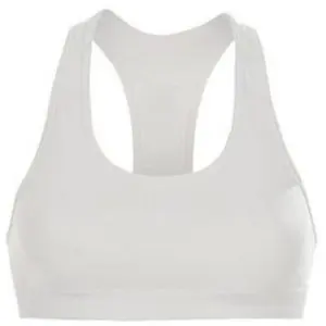 White Simple Sports Bra Manufacturer