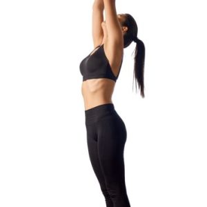 black workout leggings