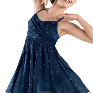 Magical Blue Sequin Dress Wholesale