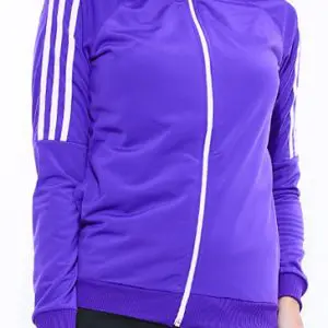 Light violet and white women’s sports suits