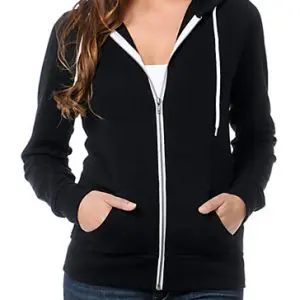 Women’s black and white sweatshirt