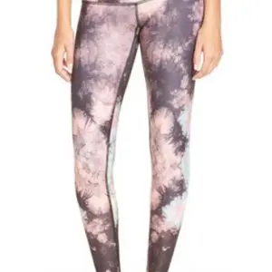 Peach and Grey Tie and Dye Leggings Manufacturer