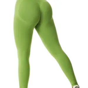 Wholesale kelly green scrunch butt leggings