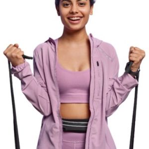 preppy violet fitness hoodie manufacturer